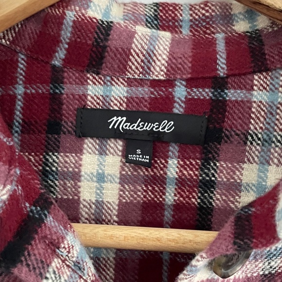 Madewell • Flannel Sunday in Mahaska Plaid shacket chore coat size small - Picture 7 of 12